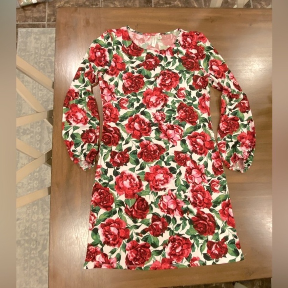Tacera Roses Dress Size Small